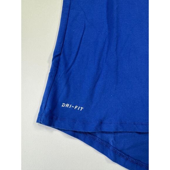 Nike NFL Los Angeles Rams Hoodie T-Shirt Mens Small Sideline Short Sleeve Blue - Picture 3 of 7